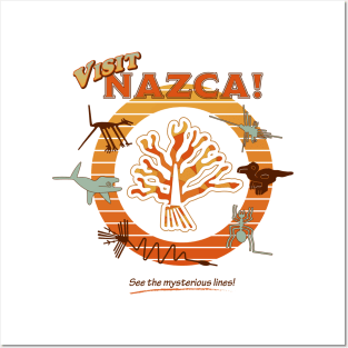 Nazca Lines Tourist Posters and Art